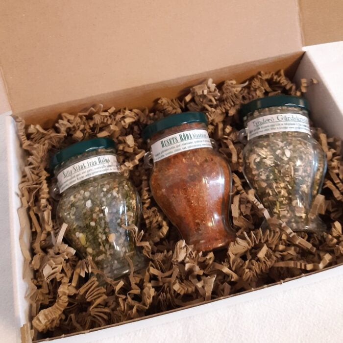 Skicka tre goda kryddor till en vän