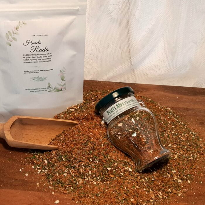 Husets Röda är en av våra egna favoriter. Gott till grillat