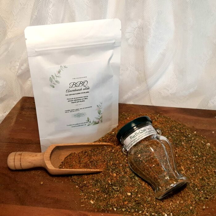 Fantastisk god grillkrydda med rund fyllig smak som ger en amerikansk ”touch” på kött och grönsaker.