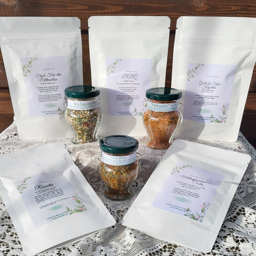 Kryddor med chili & paprika